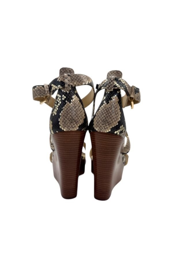 MICHAEL KORS - CARMEN SNAKE SANDAL HEELS - Image 5
